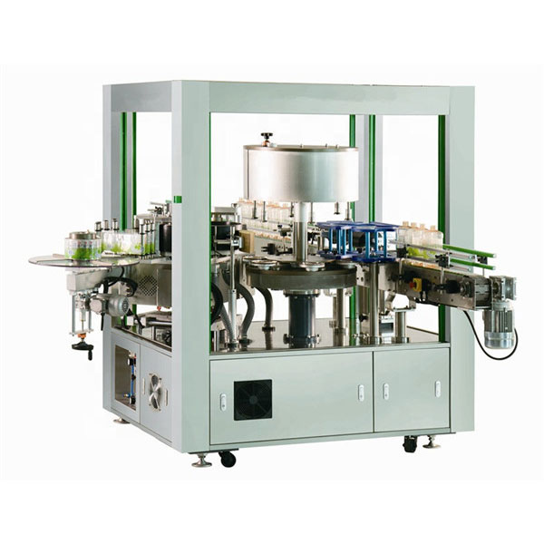 Rotační etiketovačka vpředu i vzadu