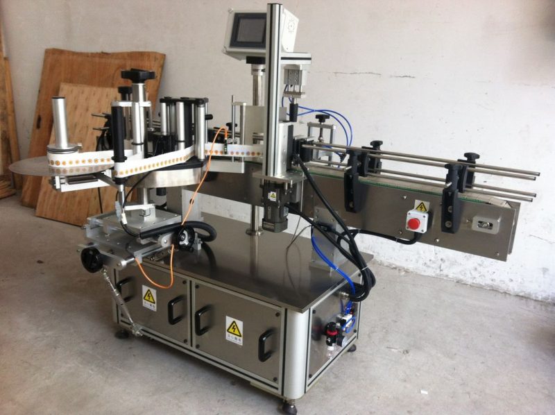 Čína kulatá láhev štítkovací etiketovací stroj zabalit kolem dodavatele aplikátoru štítků