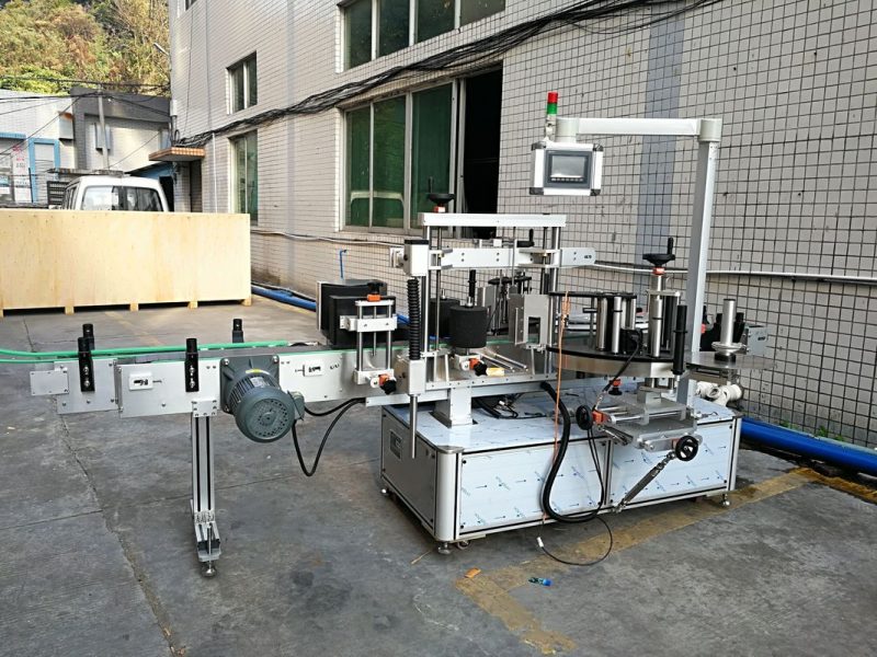 Čína přední a zadní štítek samolepka stroj pro dodavatele oválných a obdélníkových lahví